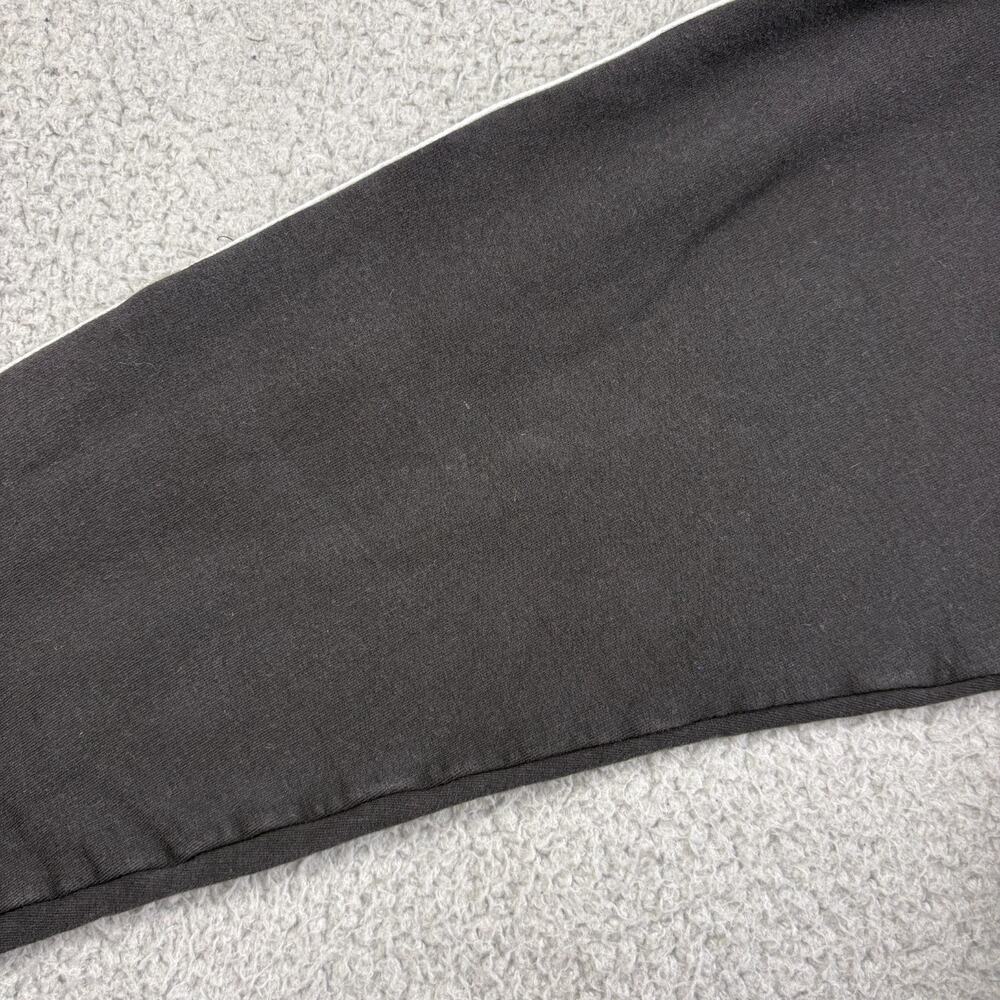 Overtime Hoodie Mens Medium Black Hooded Pullover Bolt Sweatshirt Drawstring - Picture 14 of 15